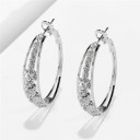 Boucles d'oreilles rondes pour femmes G1246 4