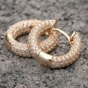 Boucles d'oreilles rondes pour femmes G1246 11