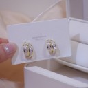 Boucles d'oreilles rondes pour femmes G1254 4