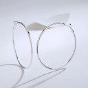 Boucles d'oreilles rondes pour femmes G1269 4