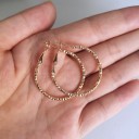 Boucles d'oreilles rondes pour femmes G1284 4