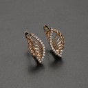 Boucles d'oreilles rondes pour femmes G1297 2