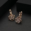 Boucles d'oreilles rondes pour femmes G1297 3