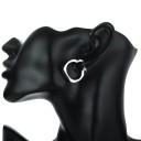 Boucles d'oreilles rondes pour femmes G1361 2