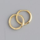 Boucles d'oreilles rondes pour femmes G137 8