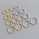 Boucles d'oreilles rondes pour femmes G137 1