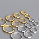 Boucles d'oreilles rondes pour femmes G137 3