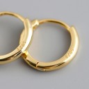 Boucles d'oreilles rondes pour femmes G137 4