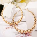 Boucles d'oreilles rondes pour femmes G1384 3