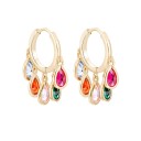 Boucles d'oreilles rondes pour femmes G1422 6