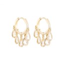Boucles d'oreilles rondes pour femmes G1422 7