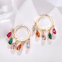 Boucles d'oreilles rondes pour femmes G1422 3