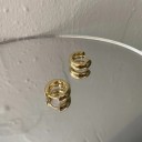 Boucles d'oreilles rondes pour femmes G1423 6
