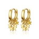Boucles d'oreilles rondes pour femmes G1424 3