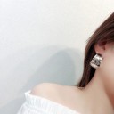 Boucles d'oreilles rondes pour femmes G1439 3