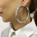 Boucles d'oreilles rondes pour femmes G144 2