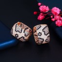 Boucles d'oreilles rondes pour femmes G1498 3