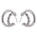 Boucles d'oreilles rondes pour femmes G1509 5
