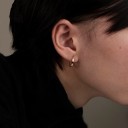 Boucles d'oreilles rondes pour femmes G163 3
