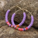 Boucles d'oreilles rondes pour femmes G200 12