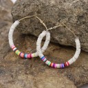 Boucles d'oreilles rondes pour femmes G200 6