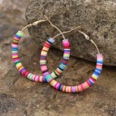 Boucles d'oreilles rondes pour femmes G200 8