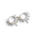 Boucles d'oreilles rondes pour femmes G206 2