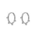 Boucles d'oreilles rondes pour femmes G206 3