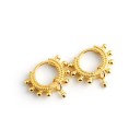 Boucles d'oreilles rondes pour femmes G206 2