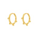 Boucles d'oreilles rondes pour femmes G206 3