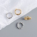 Boucles d'oreilles rondes pour femmes G206 4