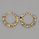 Boucles d'oreilles rondes pour femmes G273 16