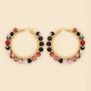Boucles d'oreilles rondes pour femmes G273 22