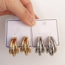 Boucles d'oreilles rondes pour femmes G292 2