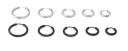 Boucles d'oreilles rondes pour femmes G308 4