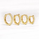 Boucles d'oreilles rondes pour femmes G316 1