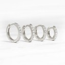 Boucles d'oreilles rondes pour femmes G316 3