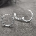 Boucles d'oreilles rondes pour femmes G320 5