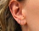 Boucles d'oreilles rondes pour femmes G324 3