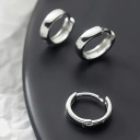 Boucles d'oreilles rondes pour femmes G327 2