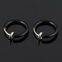 Boucles d'oreilles rondes pour femmes G328 4