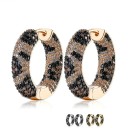 Boucles d'oreilles rondes pour femmes G458 1