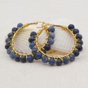 Boucles d'oreilles rondes pour femmes G507 19
