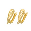 Boucles d'oreilles rondes pour femmes G524 1