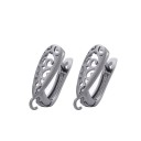 Boucles d'oreilles rondes pour femmes G524 1