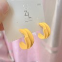 Boucles d'oreilles rondes pour femmes G530 8