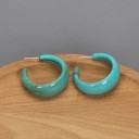 Boucles d'oreilles rondes pour femmes G543 28