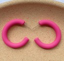 Boucles d'oreilles rondes pour femmes G543 34