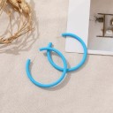 Boucles d'oreilles rondes pour femmes G543 8
