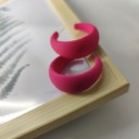 Boucles d'oreilles rondes pour femmes G543 12